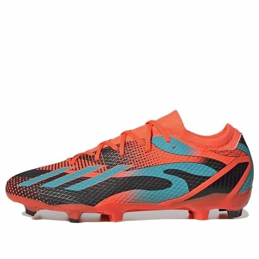 NEW ADIDAS men's speedportal messi.3 fg shoes in team solar orange / mint rush /